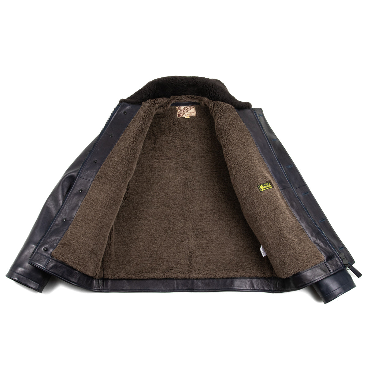Y'2 Leather Indigo Horse N-1 Deck Jacket (IN-1) - Standard & Strange