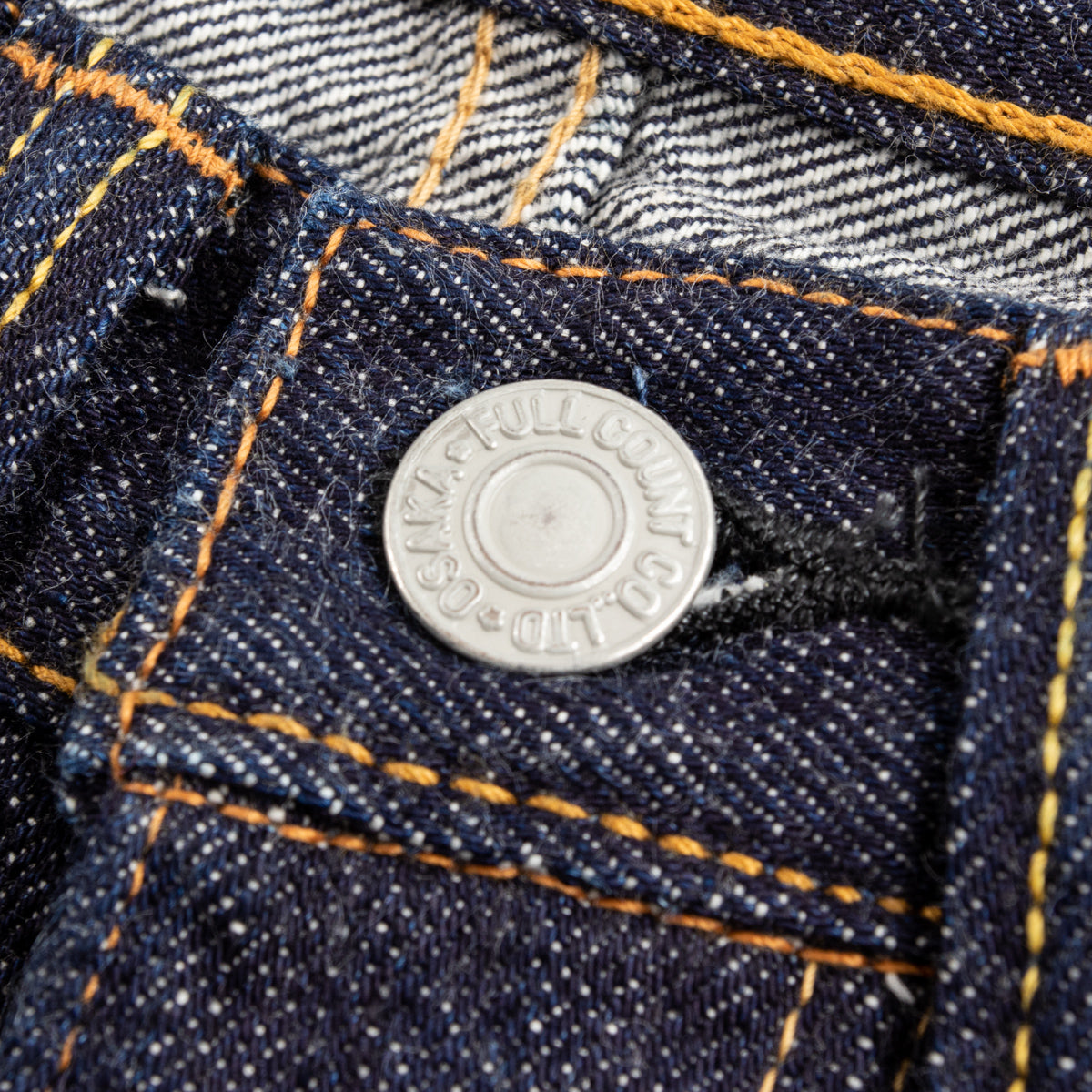 Fullcount 0107-21 - Womens' Wide Straight "Monroe" - One Wash Denim - Standard & Strange