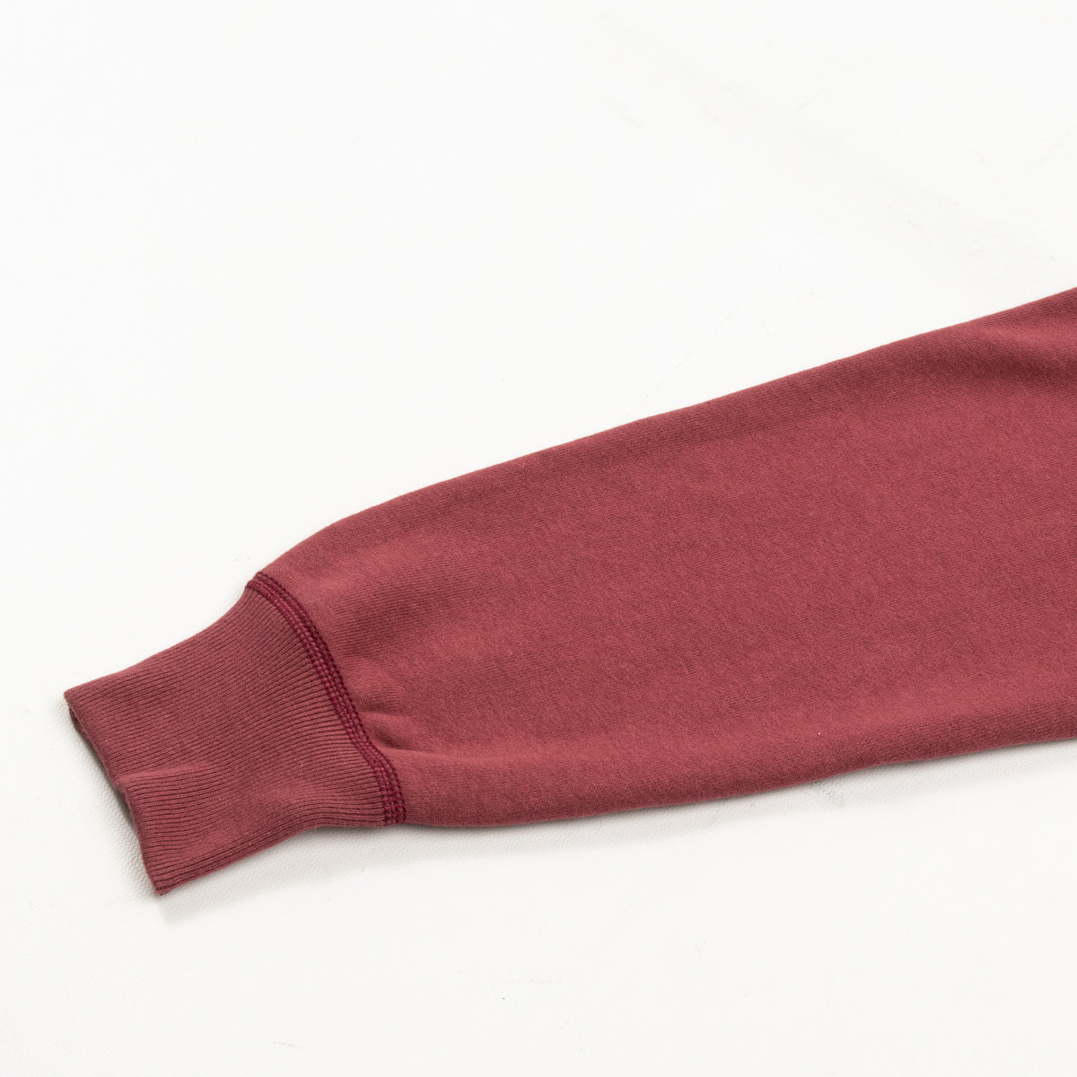 The Real McCoy's 9oz Loopwheel Pullover Hoodie - Maroon - Standard & Strange
