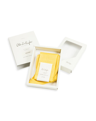 Olde H & Daughter Silk Rib Socks - Citron - Standard & Strange