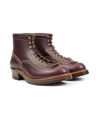 John Lofgren Donkey Puncher Boots - Burgundy CXL - Standard & Strange