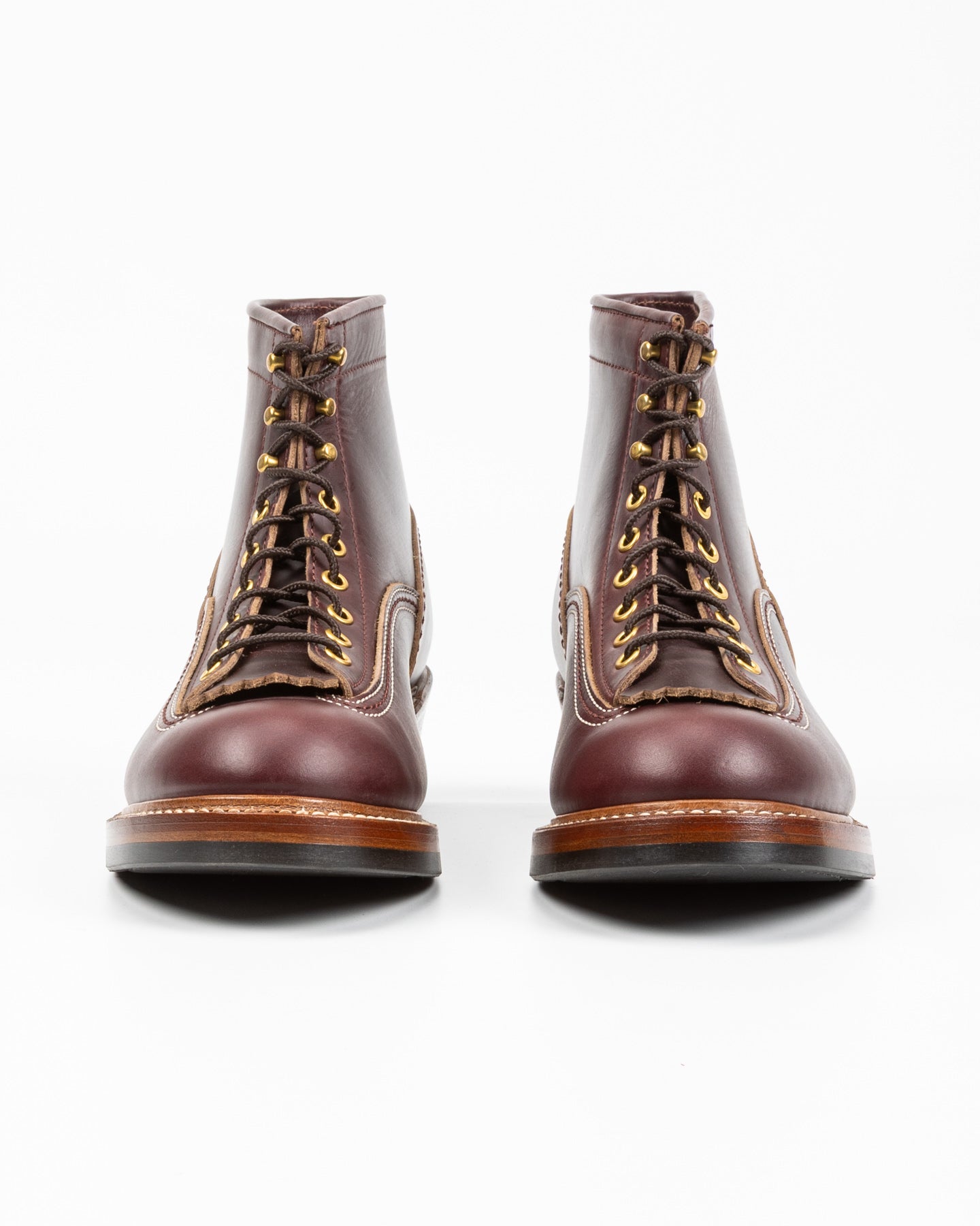 John Lofgren Donkey Puncher Boots - Burgundy CXL - Standard & Strange
