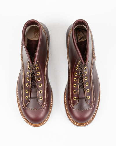 John Lofgren Donkey Puncher Boots - Burgundy CXL - Standard & Strange