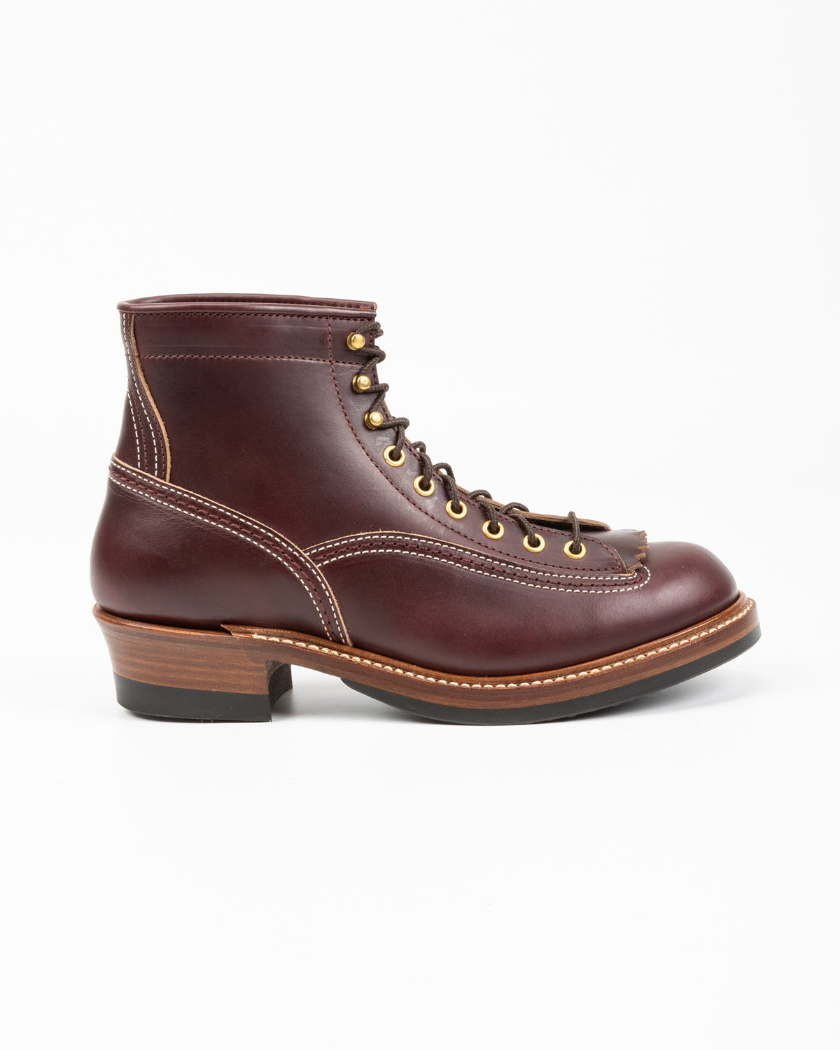 John Lofgren Donkey Puncher Boots - Burgundy CXL - Standard & Strange