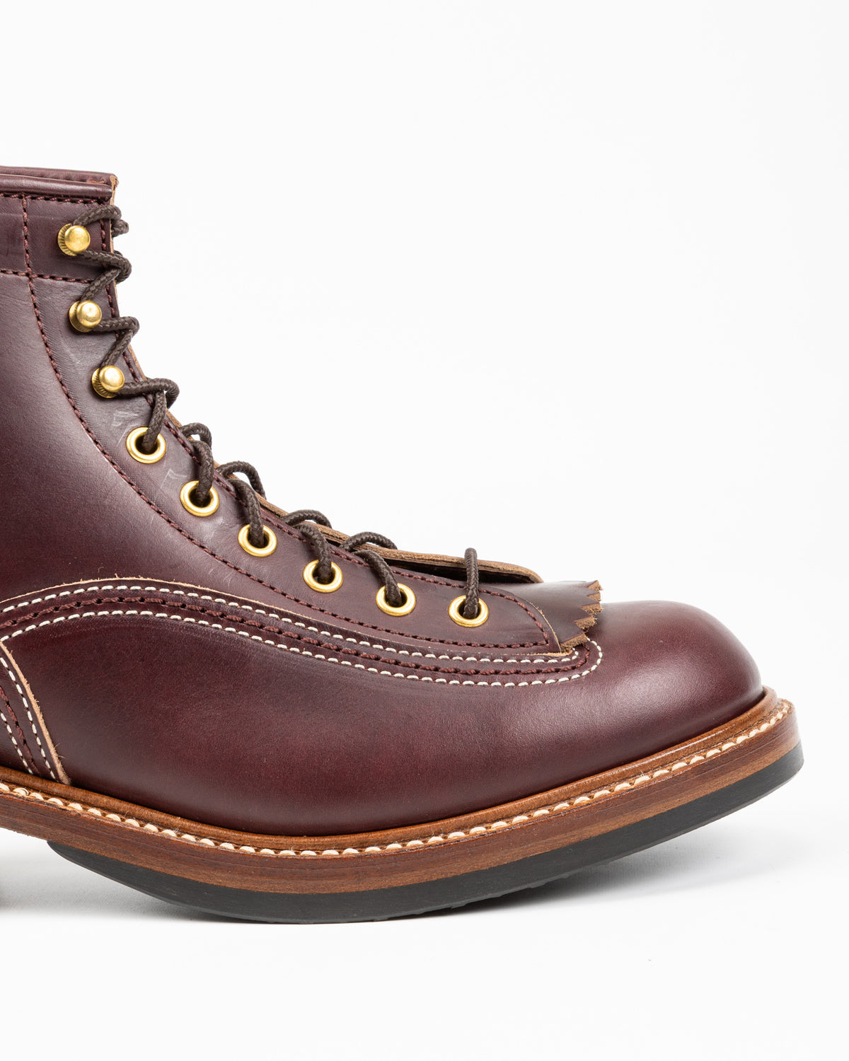 John Lofgren Donkey Puncher Boots - Burgundy CXL - Standard & Strange