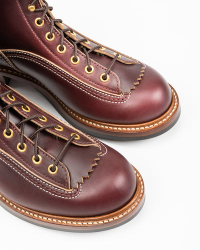 John Lofgren Donkey Puncher Boots - Burgundy CXL - Standard & Strange