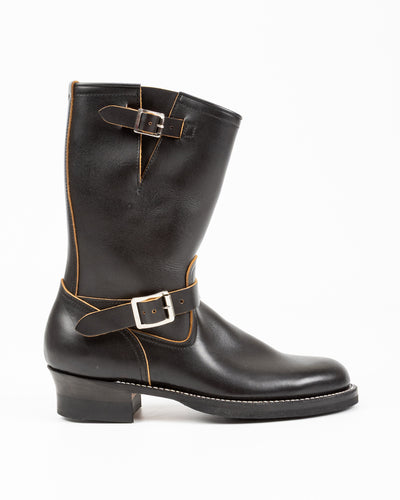 Attractions Engineer Boots - Black Heavyweight Kipskin - Standard & Strange