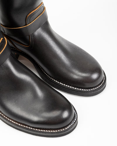 Attractions Engineer Boots - Black Heavyweight Kipskin - Standard & Strange