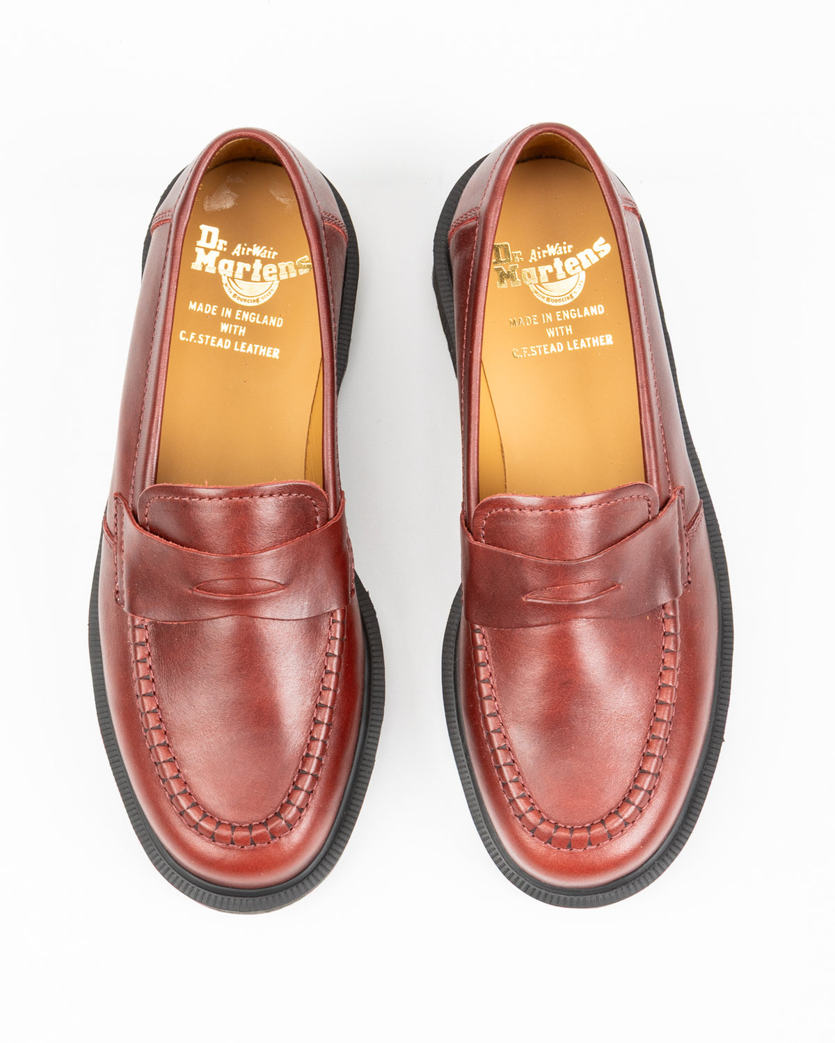 Dr. Martens Delapre Penny Loafer - Burgundy - Standard & Strange