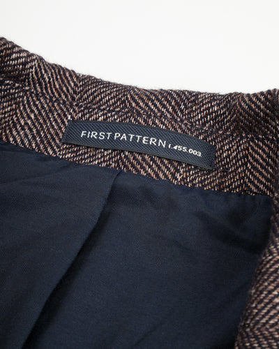1st PAT-RN Horloger Jacket - Melange Brown Herringbone - Standard & Strange
