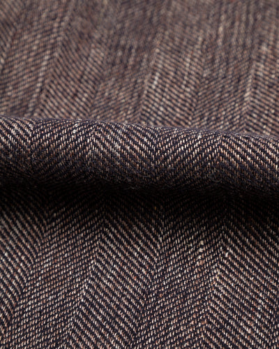 1st PAT-RN Logan Trousers - Melange Brown Herringbone - Standard & Strange