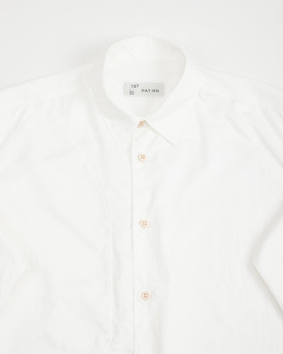 1st PAT-RN Tipo 4 Tailored Shirt - Natural White Sateen - Standard & Strange