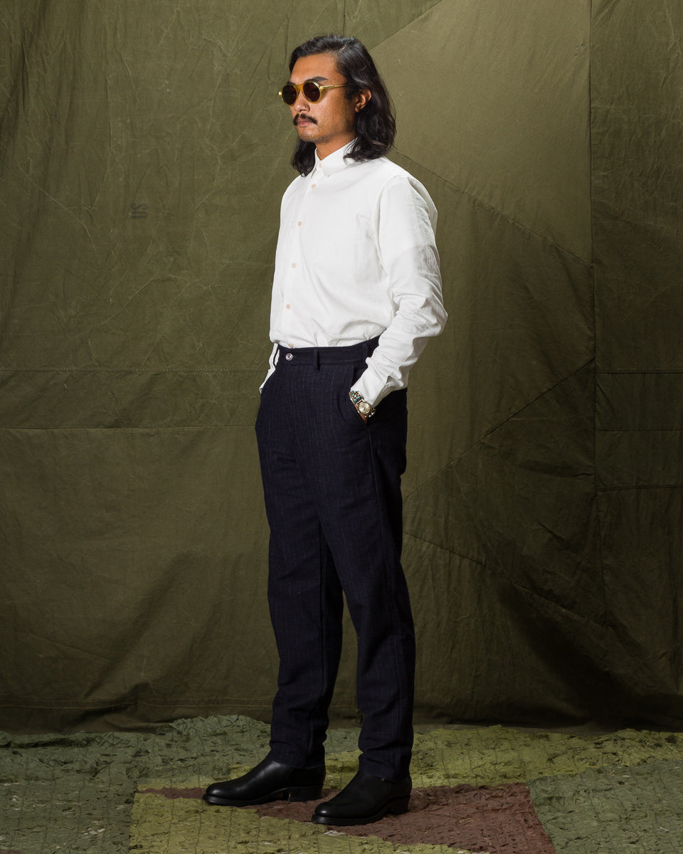 1st PAT-RN Tipo 4 Tailored Shirt - Natural White Sateen - Standard & Strange