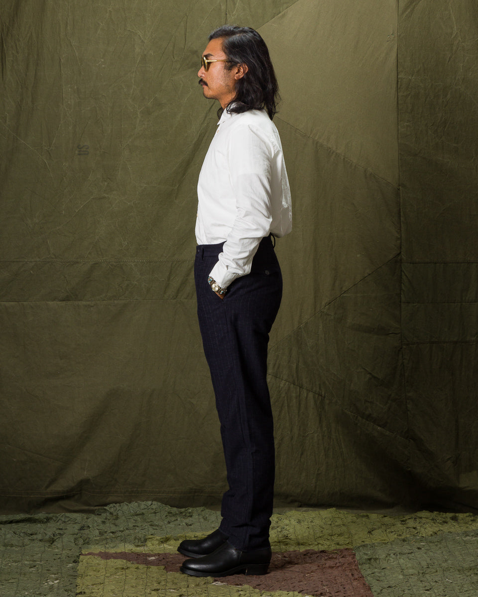 1st PAT-RN Tipo 4 Tailored Shirt - Natural White Sateen - Standard & Strange