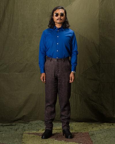 1st PAT-RN Tipo 4 Tailored Shirt - Royal Blue Sateen - Standard & Strange