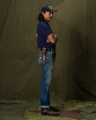 The Real McCoy's Buco Tee / Engineers - Navy - Standard & Strange