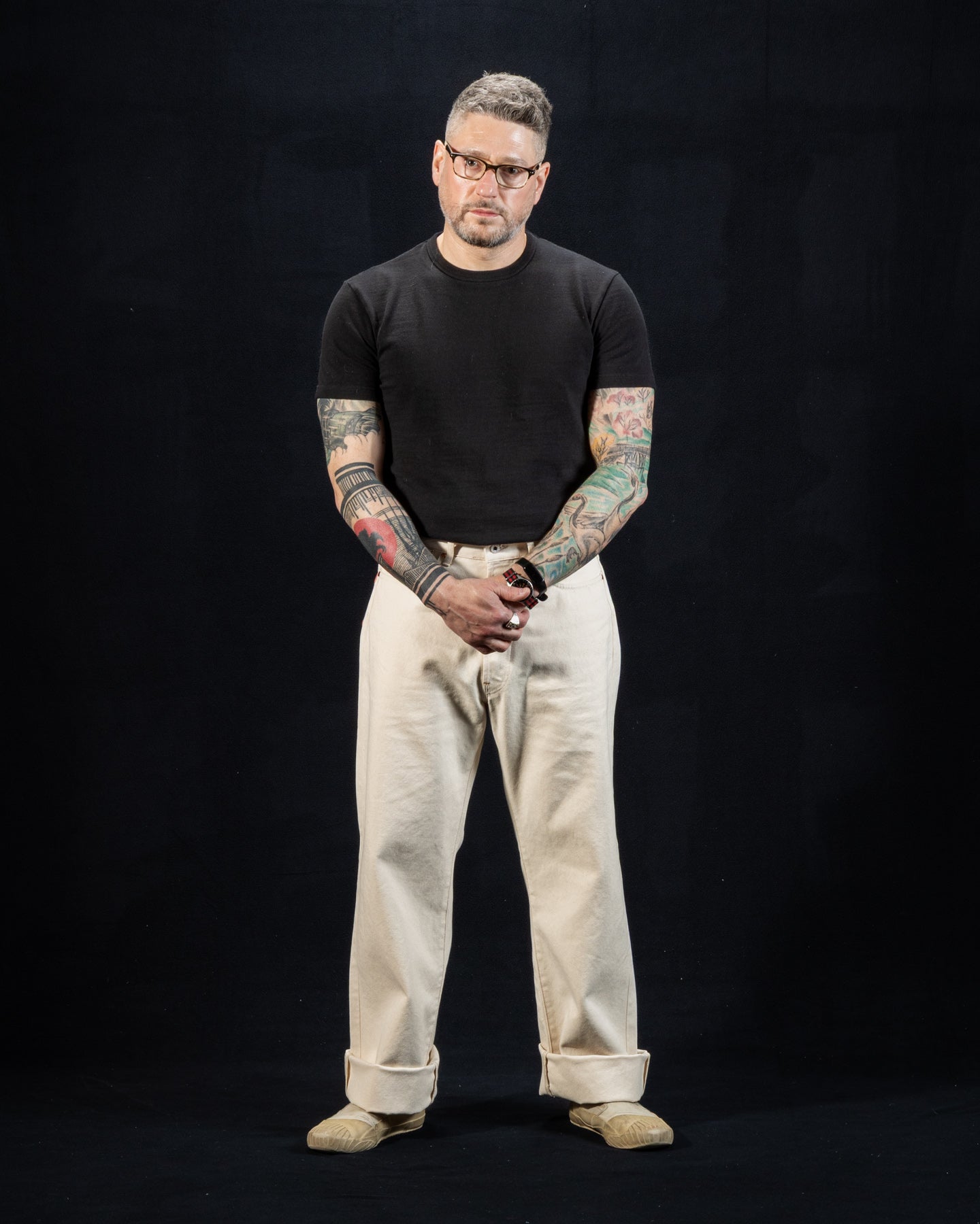 Indigofera Duke Wide Fit - Ecru Smithson Canvas - Standard & Strange