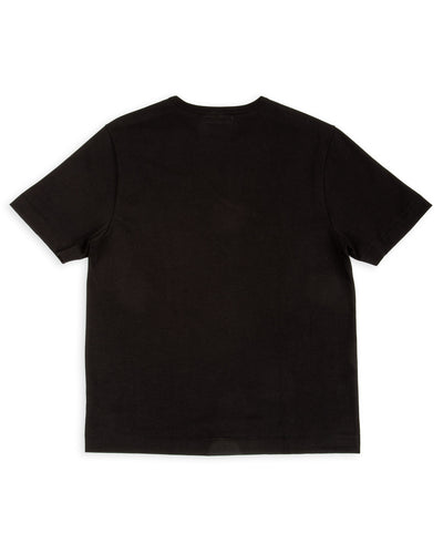 Merz b. Schwanen 2M15C Cropped Vintage Machine Jersey T-Shirt - Deep Black - Standard & Strange