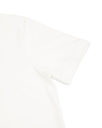 Merz b. Schwanen 2M15C Cropped Vintage Machine Jersey T-Shirt - White - Standard & Strange