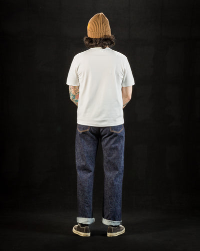 Merz b. Schwanen 2M15C Cropped Vintage Machine Jersey T-Shirt - White - Standard & Strange