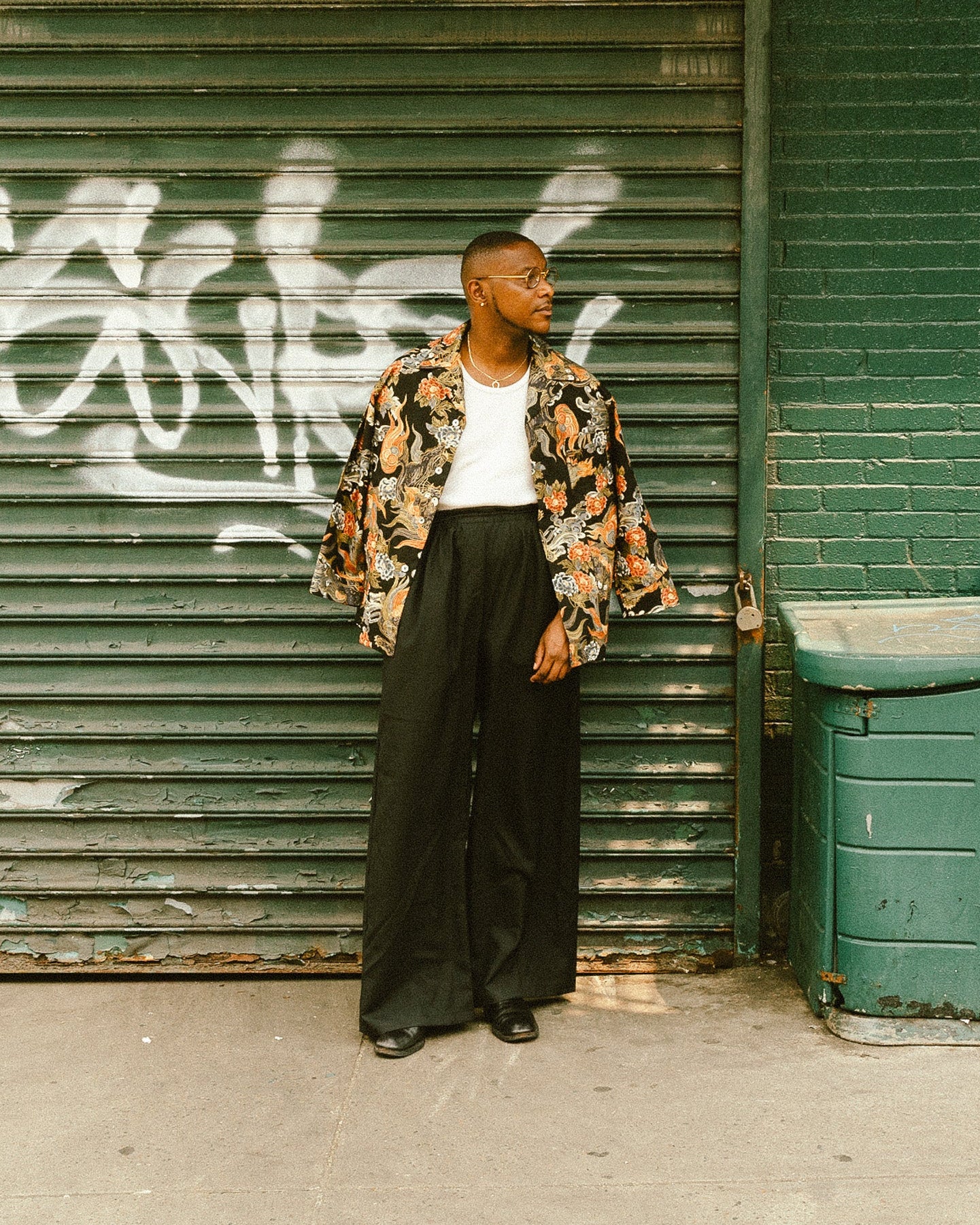 Black Sign Kyle Laurence Wide Pants - Midnight Black - Standard & Strange
