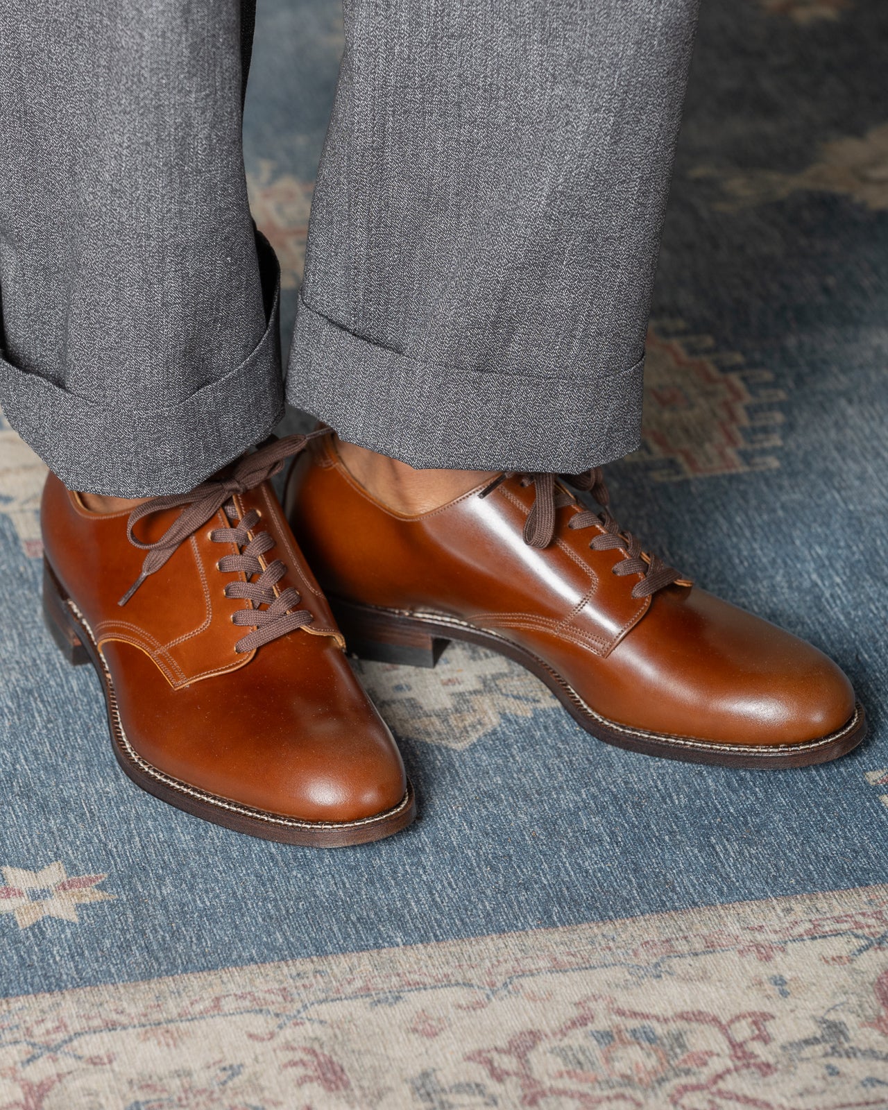 Attractions Cordovan Service Shoes - Bourbon - Standard & Strange