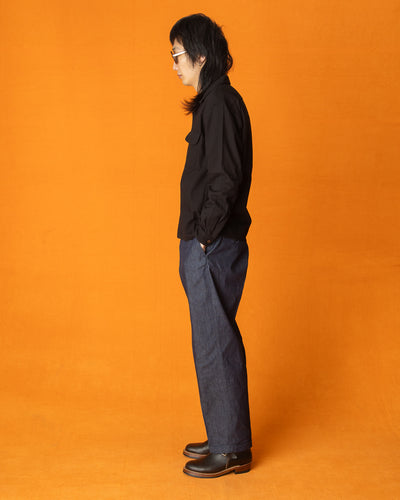 Attractions Double Cloth Flap Pocket Shirt - Black - Standard & Strange