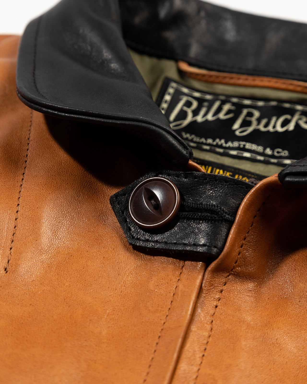 Attractions Horsehide A-1 Zip Jacket - Black / Brown - Standard & Strange