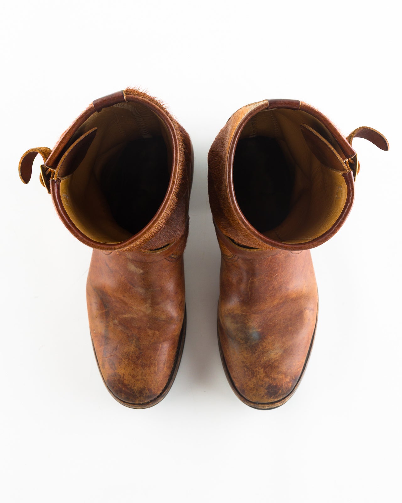 Attractions S&S x Attractions 444 Engineer Boot - Brown Horsehair - Standard & Strange