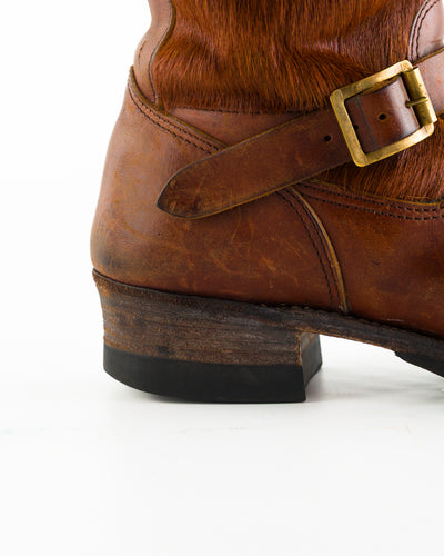 Attractions S&S x Attractions 444 Engineer Boot - Brown Horsehair - Standard & Strange