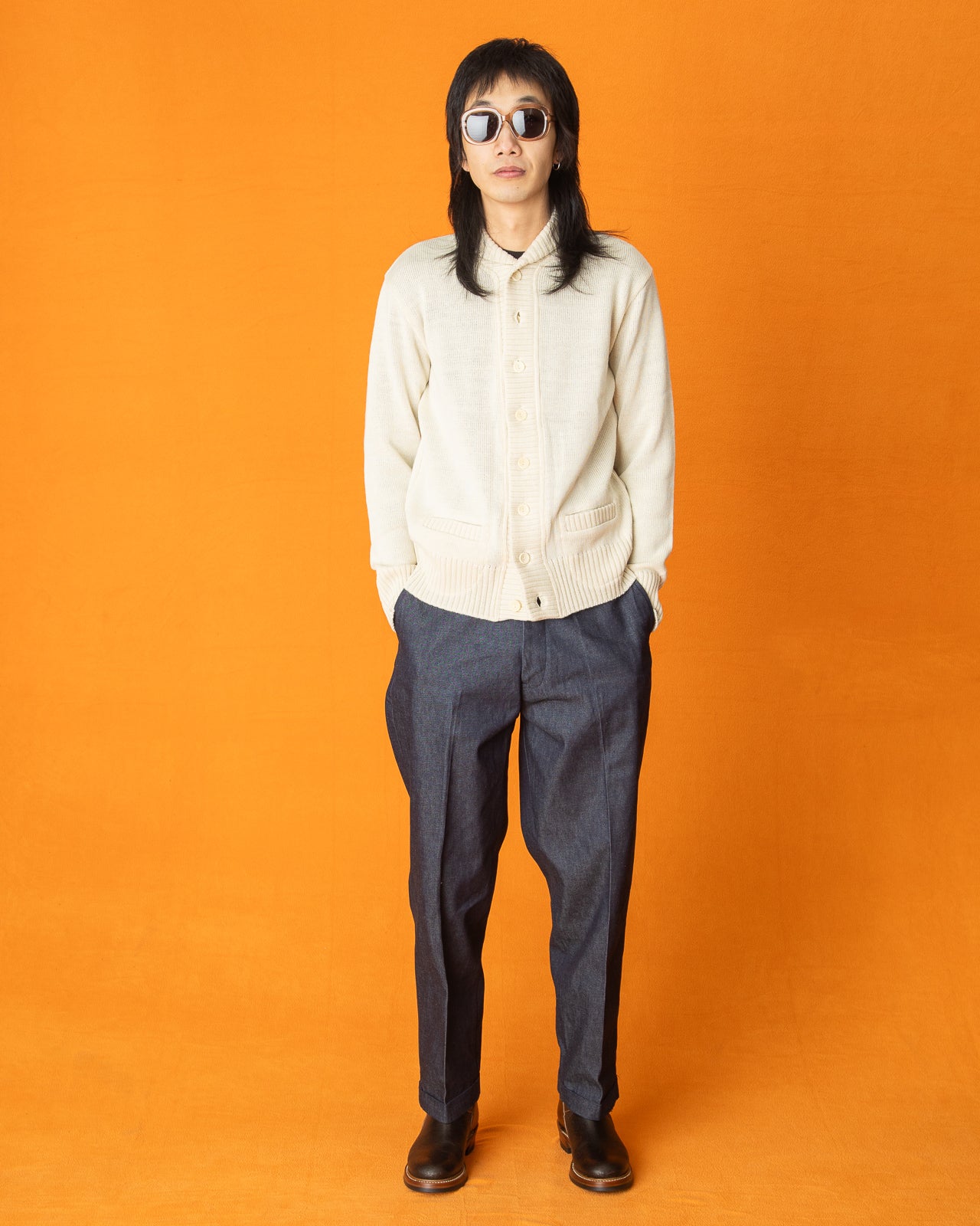 Attractions Shawl Knit Cardigan - White - Standard & Strange