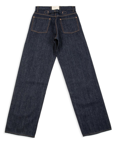 Black Sign 1920s 10.5 oz Dockery Waist-Overalls - Dark Indigo - Standard & Strange