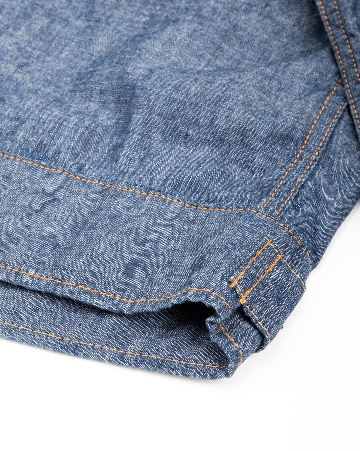 Black Sign 1940s 5.5oz Selvage US Army Field Jacket - Indigo Chambray - Standard & Strange