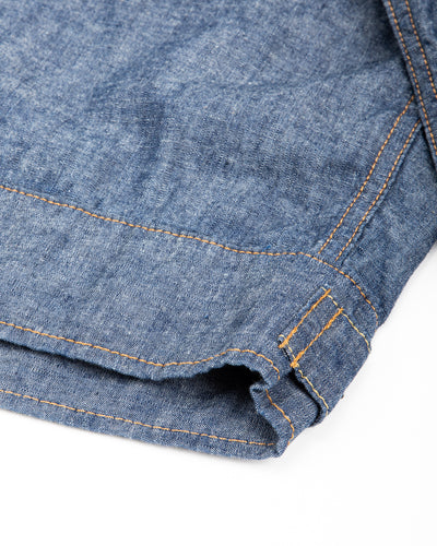 Black Sign 1940s 5.5oz Selvage US Army Field Jacket - Indigo Chambray - Standard & Strange