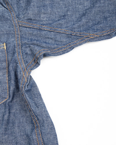 Black Sign 1940s 5.5oz Selvage US Army Field Jacket - Indigo Chambray - Standard & Strange