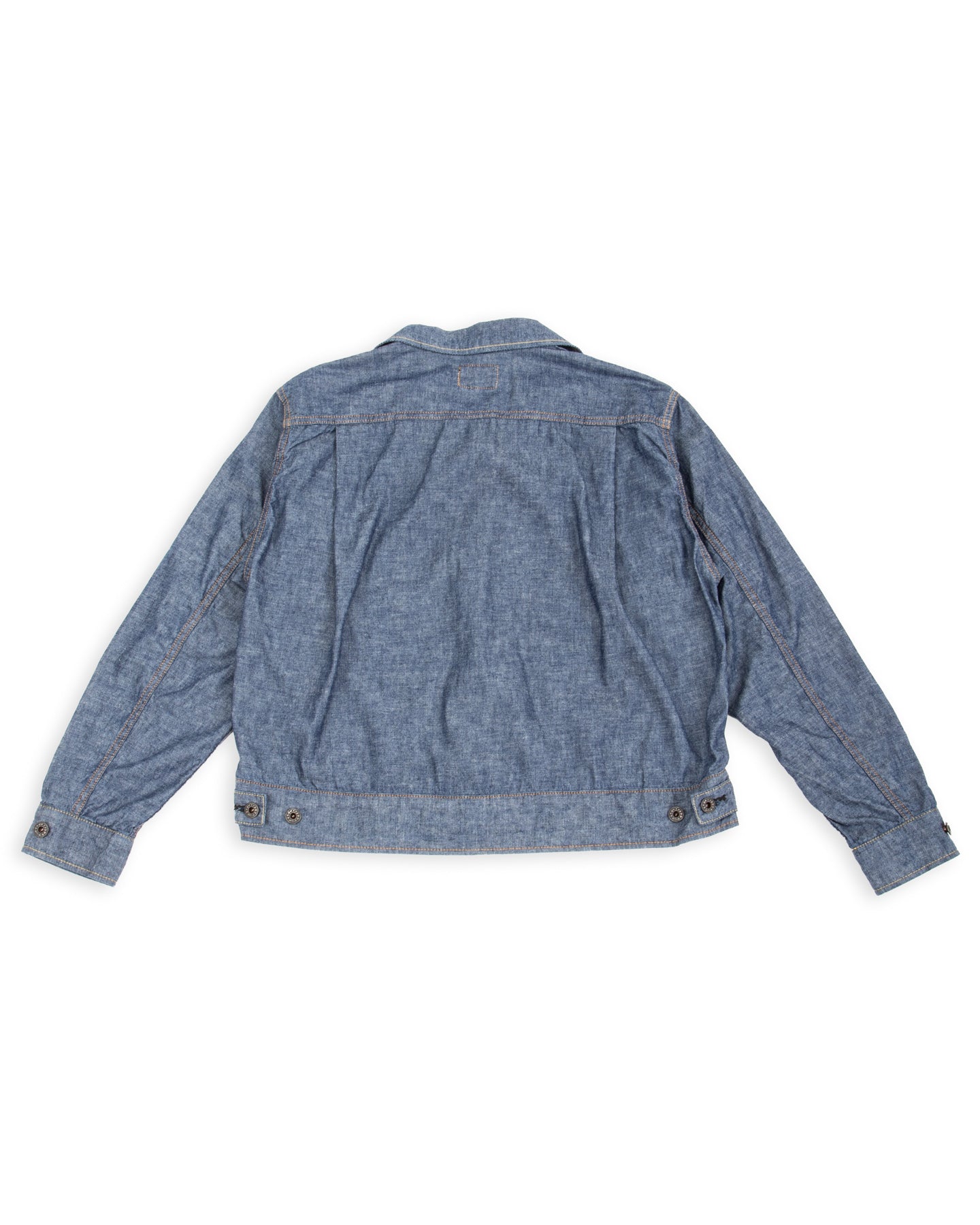 Black Sign 1940s 5.5oz Selvage US Army Field Jacket - Indigo Chambray - Standard & Strange