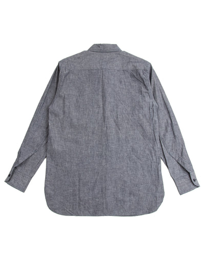 Black Sign 6.5oz Chambray US Navy Shirts - Royal Navy - Standard & Strange