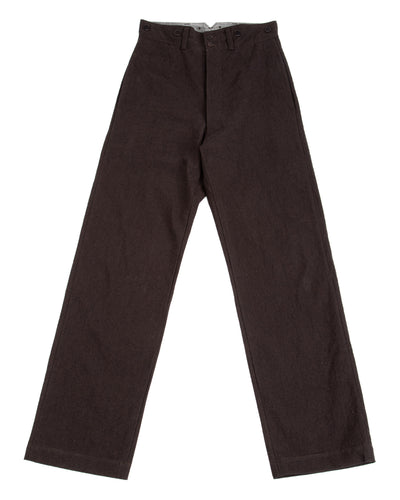 Black Sign Ancient Cloth Avignon Trousers - Dead Leaf Brown - Standard & Strange