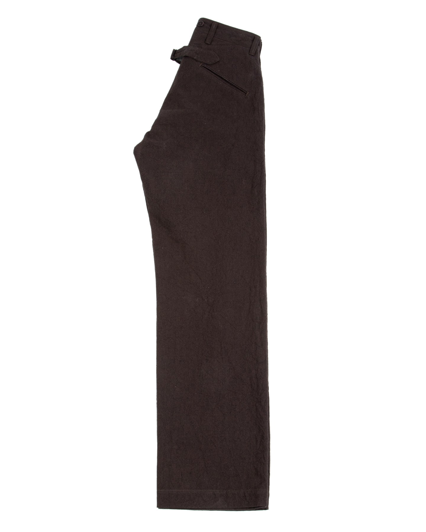 Black Sign Ancient Cloth Avignon Trousers - Dead Leaf Brown - Standard & Strange