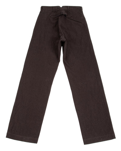 Black Sign Ancient Cloth Avignon Trousers - Dead Leaf Brown - Standard & Strange