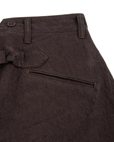 Black Sign Ancient Cloth Avignon Trousers - Dead Leaf Brown - Standard & Strange