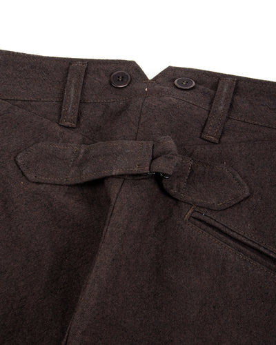 Black Sign Ancient Cloth Avignon Trousers - Dead Leaf Brown - Standard & Strange