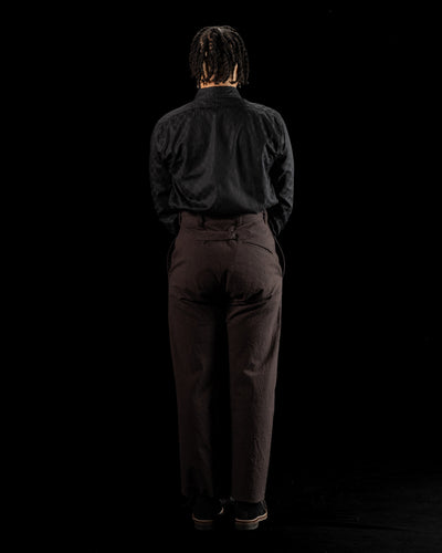 Black Sign Ancient Cloth Avignon Trousers - Dead Leaf Brown - Standard & Strange