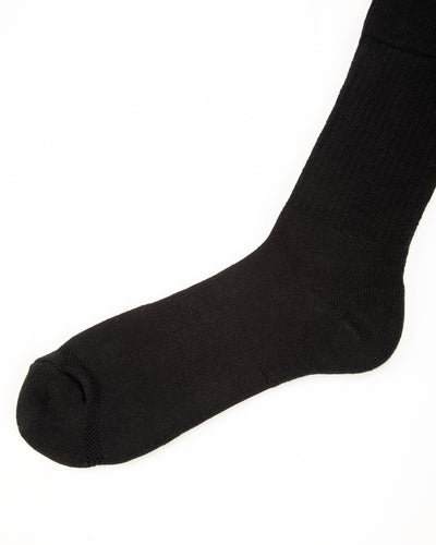 Black Sign BS Fit Boot Socks - Midnight Black - Standard & Strange