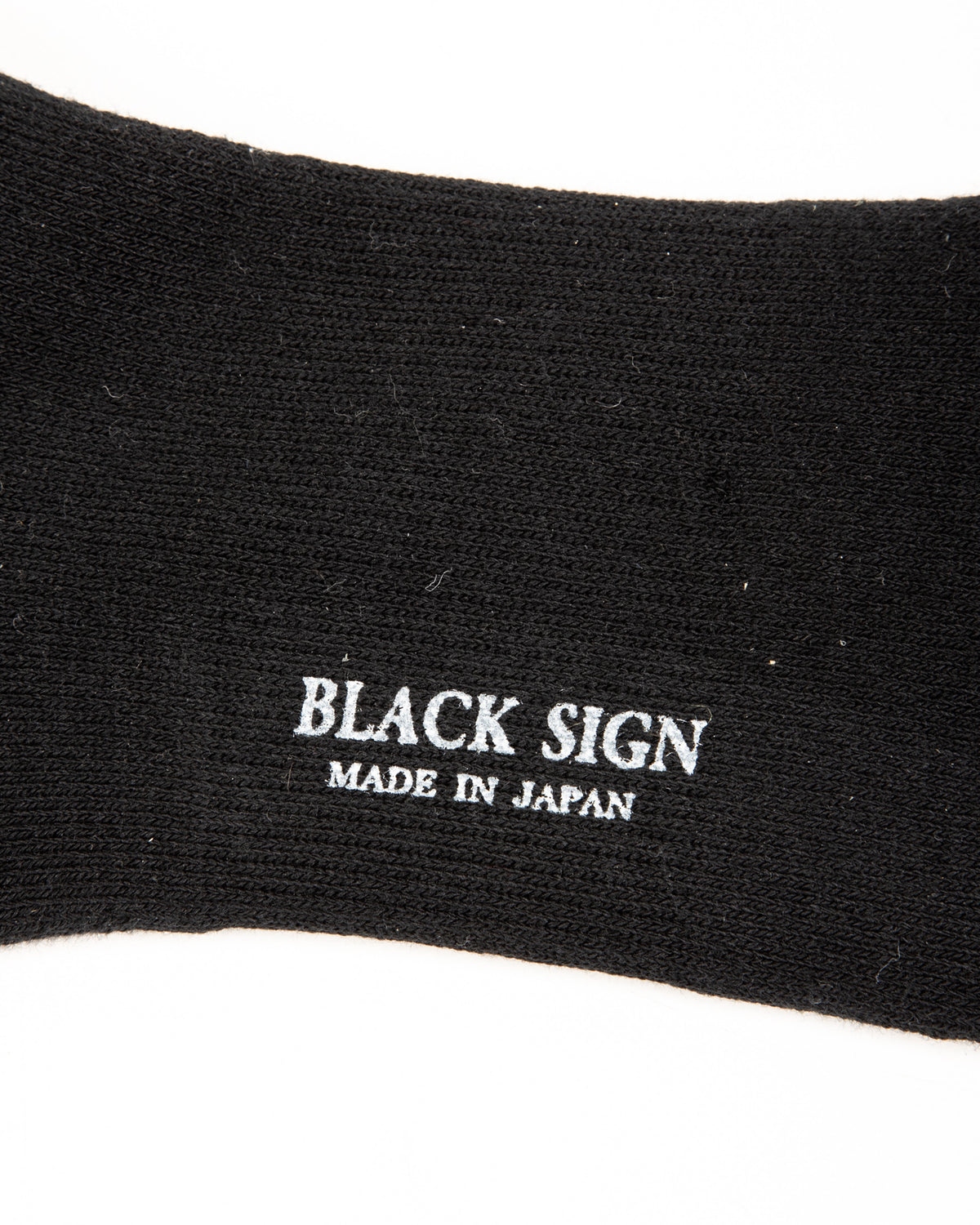 Black Sign BS Fit Boot Socks - Midnight Black - Standard & Strange