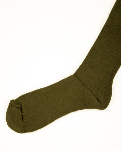 Black Sign BS Fit Boot Socks - Olive Drab - Standard & Strange