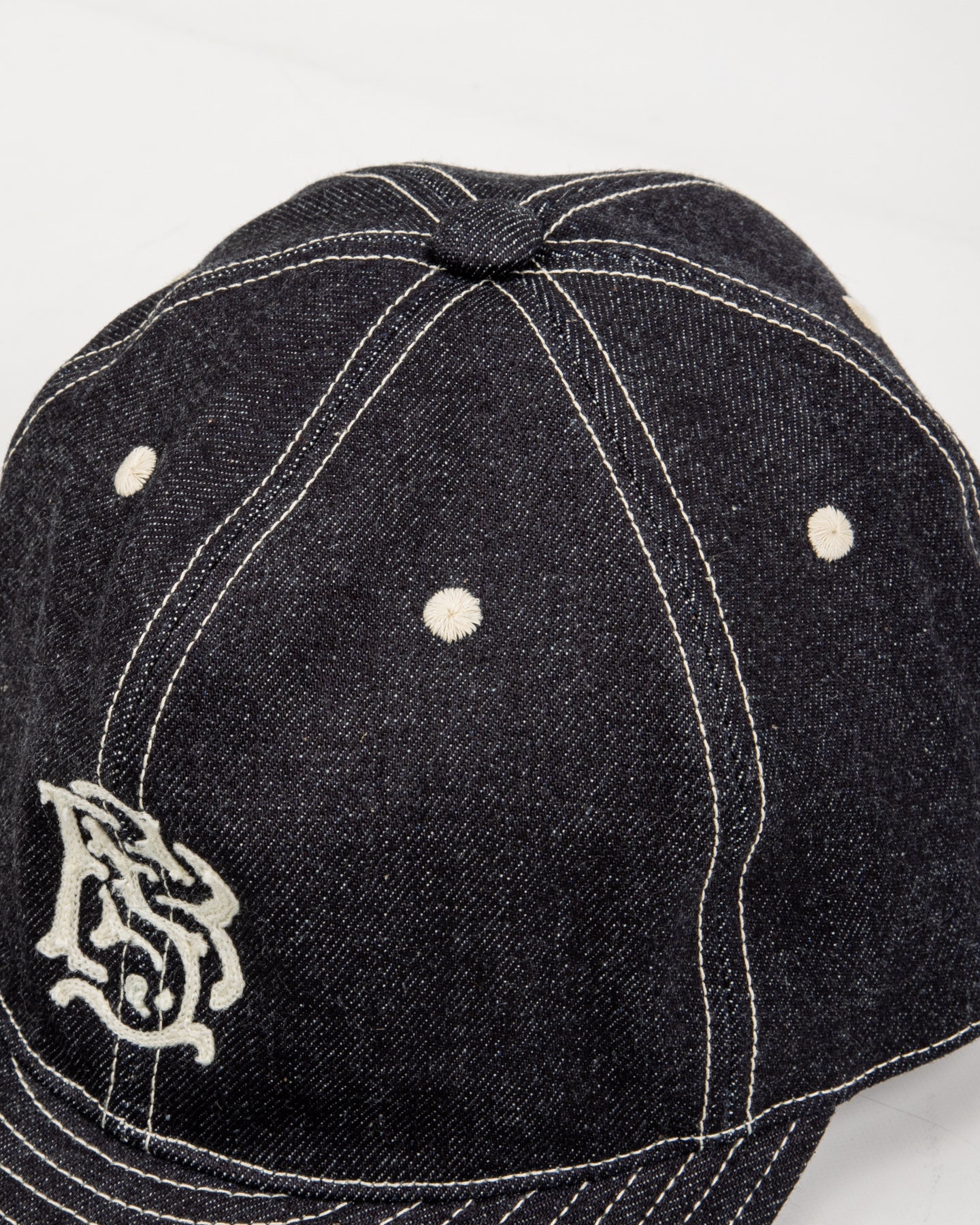 Black Sign BS Trucker Cap - Indigo Denim - Standard & Strange