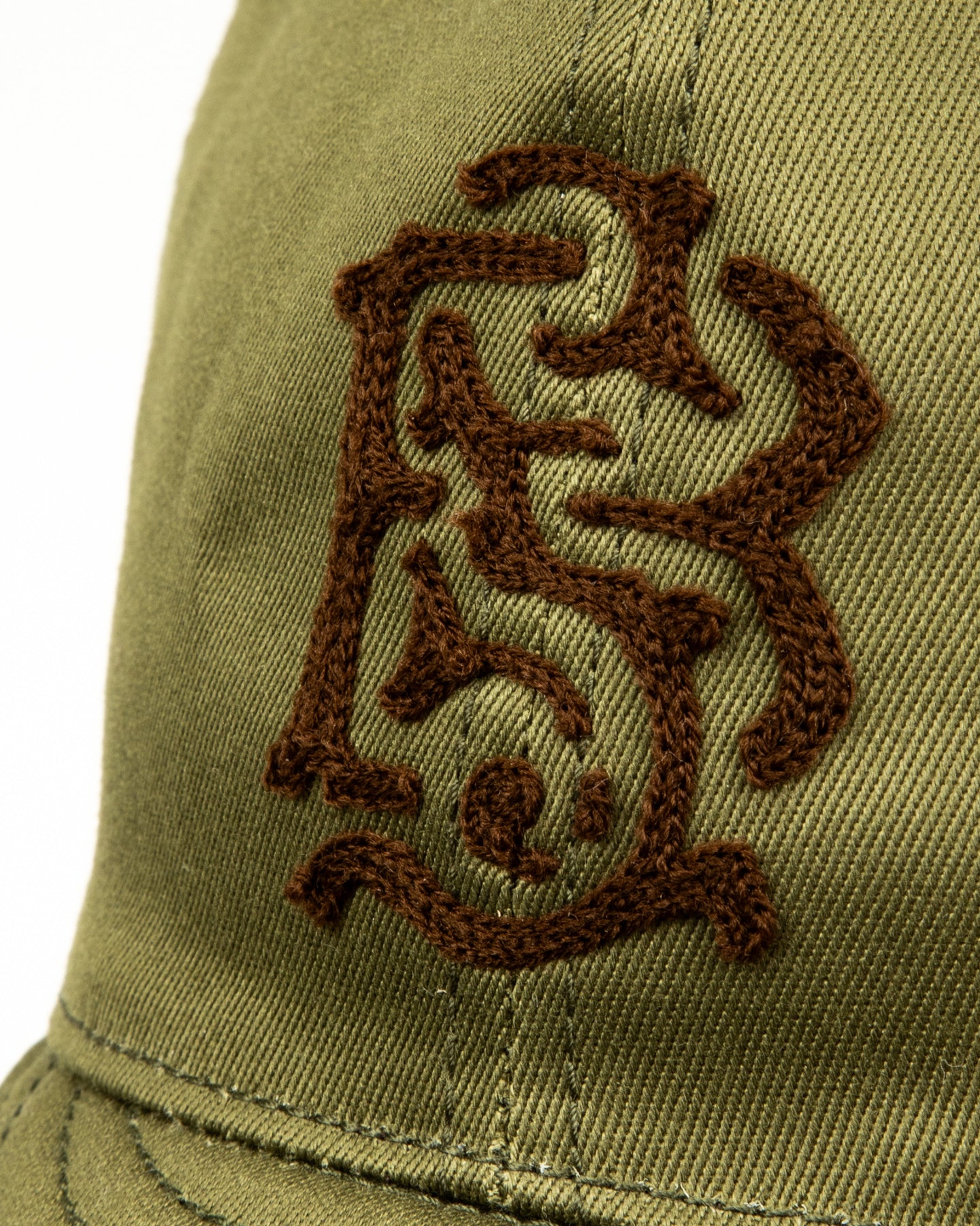 Black Sign BS Trucker Cap - Olive Chino - Standard & Strange