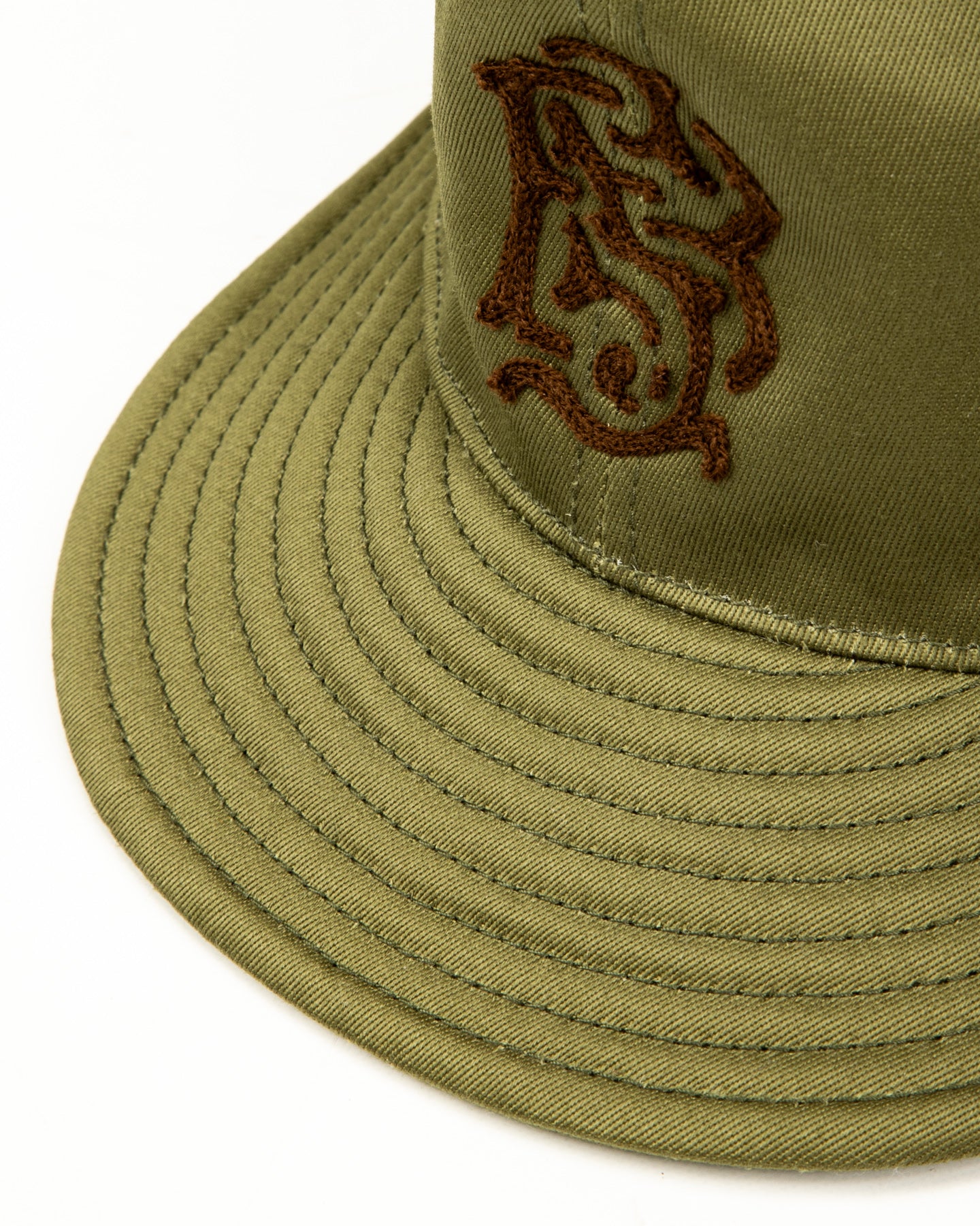 Black Sign BS Trucker Cap - Olive Chino - Standard & Strange