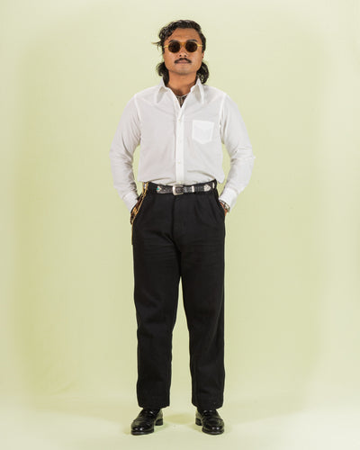 Black Sign Broadway Dress Shirt - Salt White - Standard & Strange
